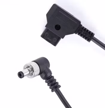 Coiled 0.5-1.5m D-Tap to DC5525 with Lock Power Cable for Atomos Monitor