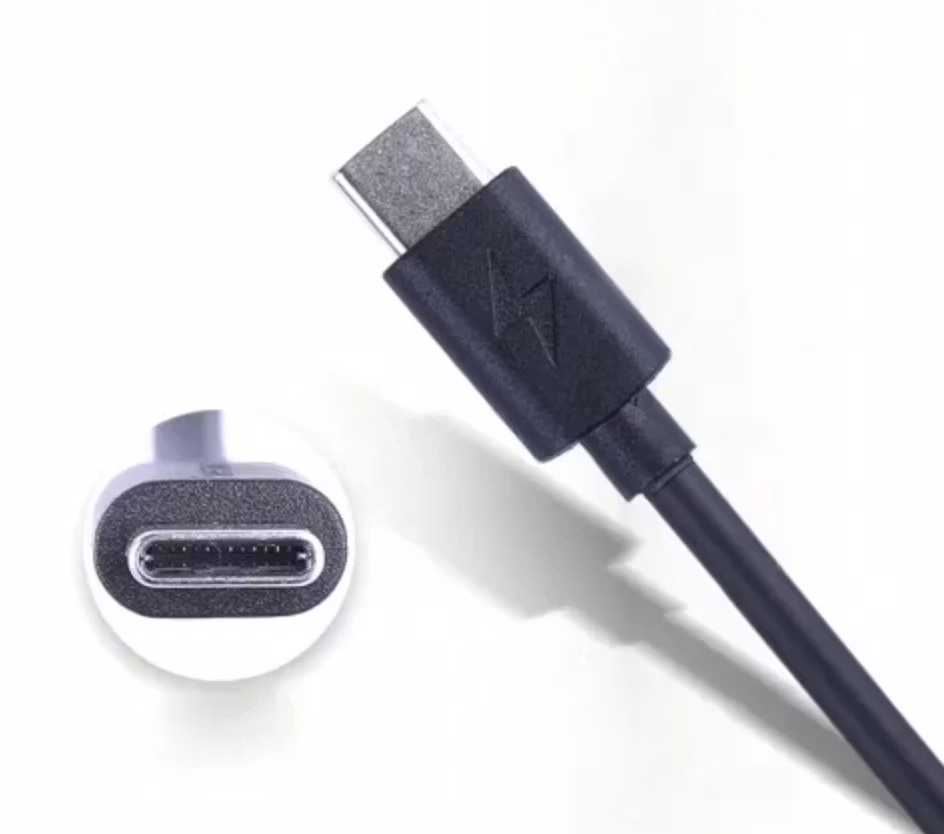 Coiled 0.5-1.5m Type C USB-C to 2.1-2.5mm DC5525 with Locking DC Barrel Power Cable