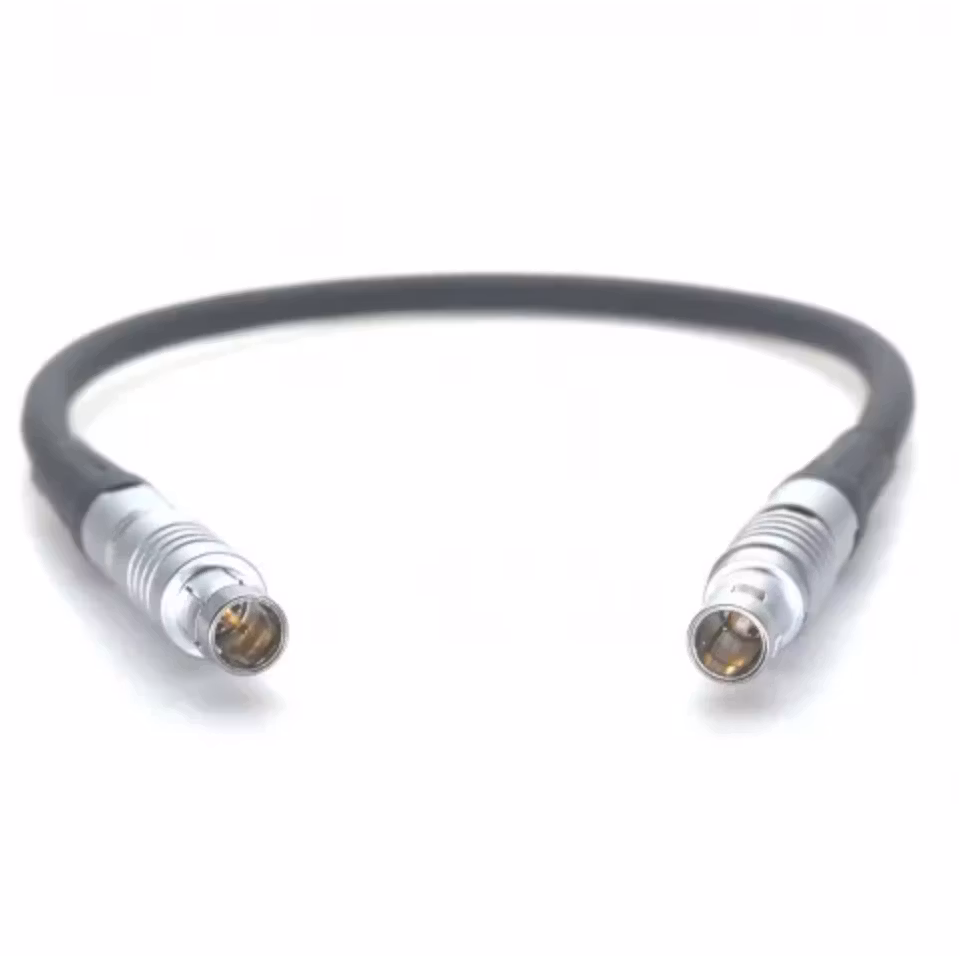 50cm 3-Pin Fischer to LEMO 2-Pin 0B Male Power Cable (19.7")