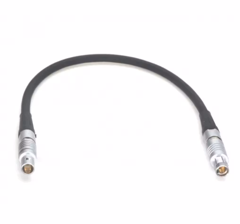 50cm 3-Pin Fischer to LEMO 2-Pin 0B Male Power Cable (19.7")