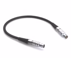 50cm 3-Pin Fischer to LEMO 2-Pin 0B Male Power Cable (19.7")