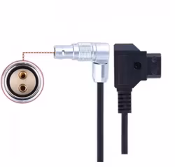 0.5-1.5m Coiled D-Tap to OB2 RED KOMODO Camera Power Cable