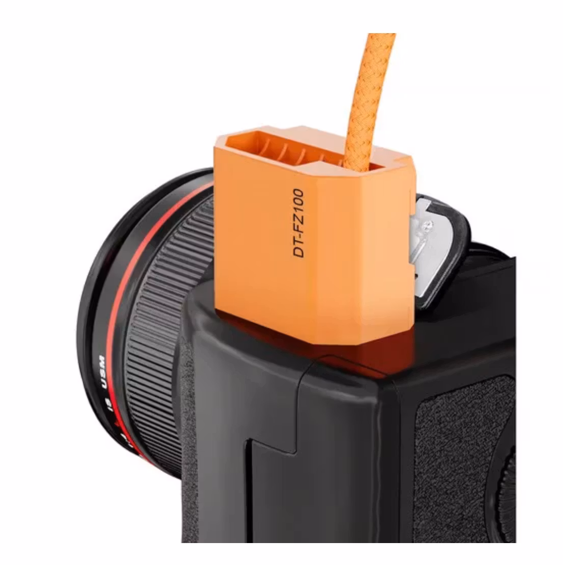 FZ100 ZGCINE USB-C PD to Sony NP-FZ100 Dummy Battery with Braided Wire (23.6")
