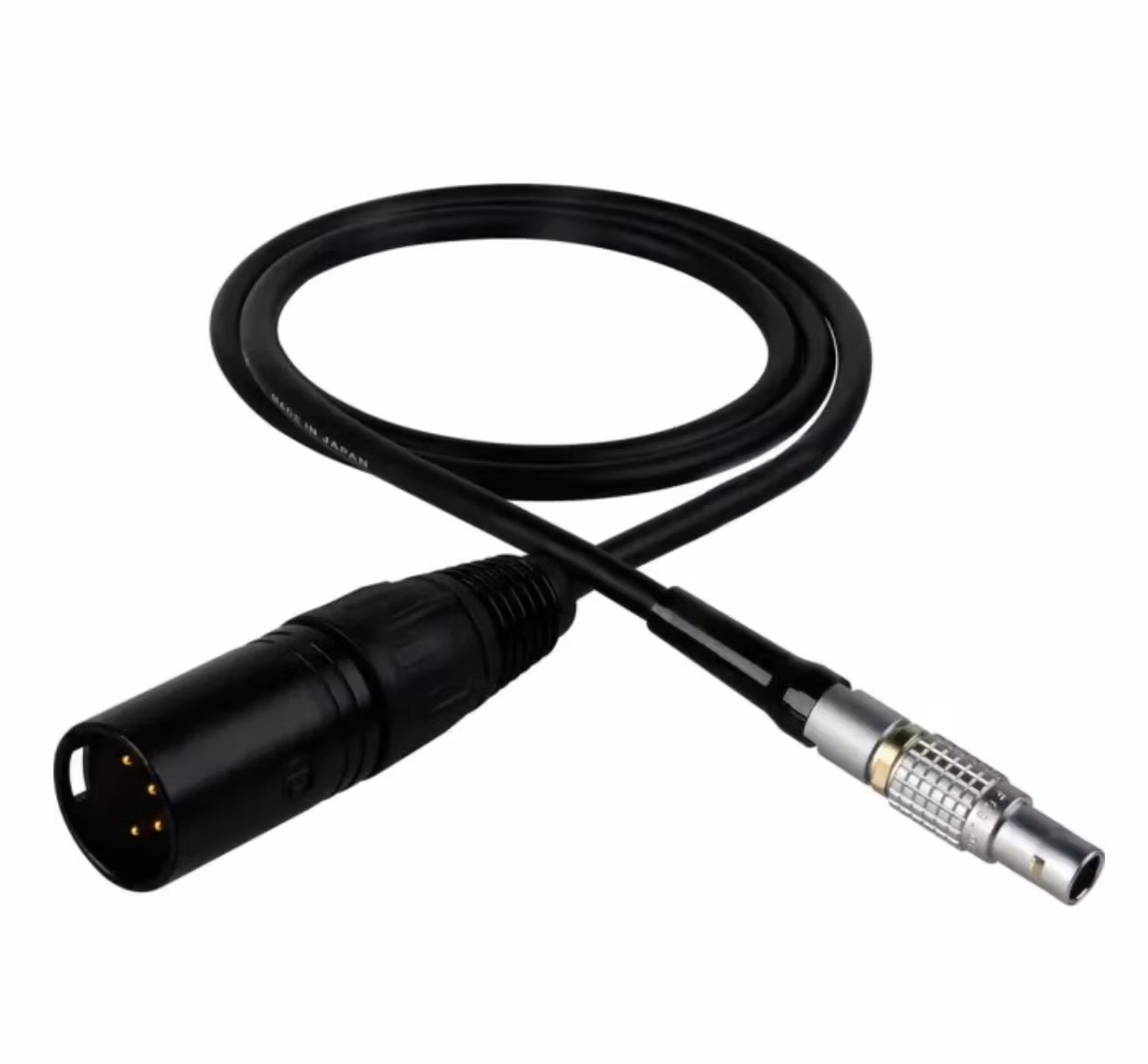 2-Pin LEMO to 4-Pin Male XLR Teradek Power Cable for Teradek Series Cube/black magic Ursa G2 4.6k 60cm