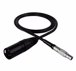 2-Pin LEMO to 4-Pin Male XLR Teradek Power Cable for Teradek Series Cube/black magic Ursa G2 4.6k 60cm