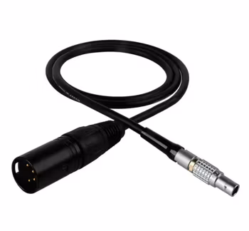 2-Pin LEMO to 4-Pin Male XLR Teradek Power Cable for Teradek Series Cube/black magic Ursa G2 4.6k 60cm