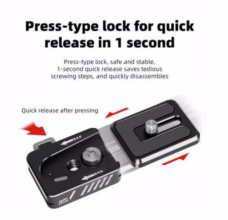 38mm Arca Type Standard Quick Release Baseplate