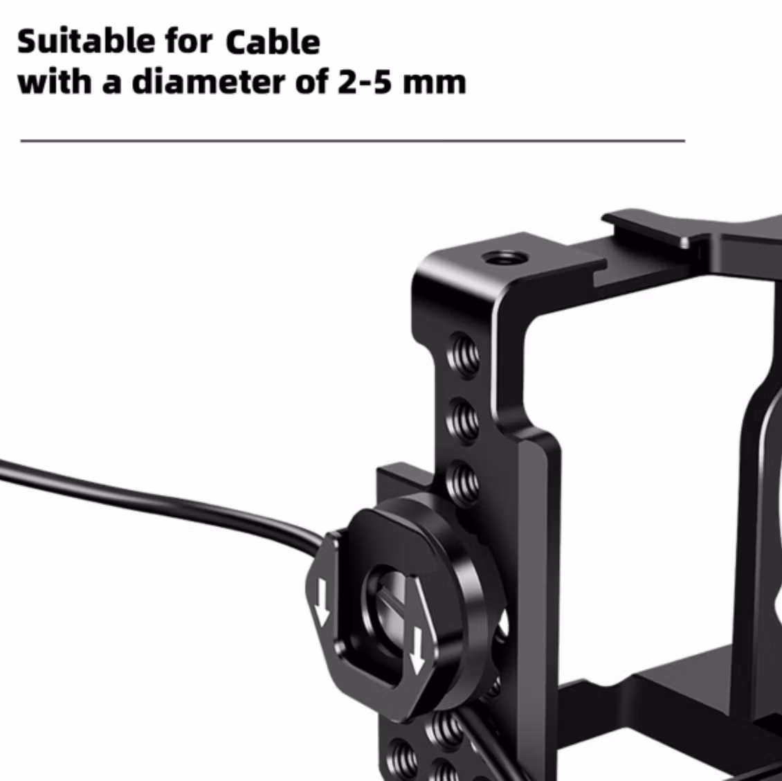 Cable Fix Clamp with Cold Shoe Mount