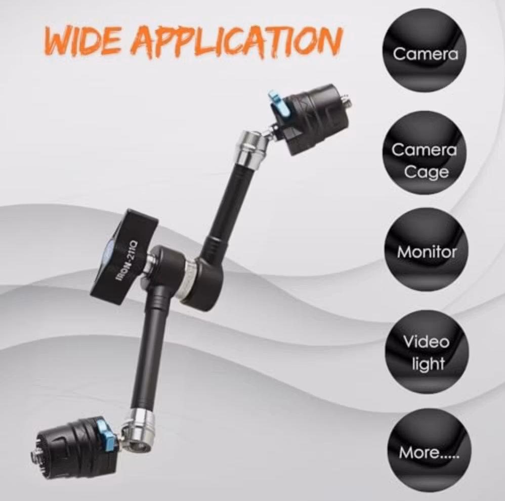 28cm 11inch Magic Articulating Arm with Quick Release Mounting and ARRI Retractable Locating Pin