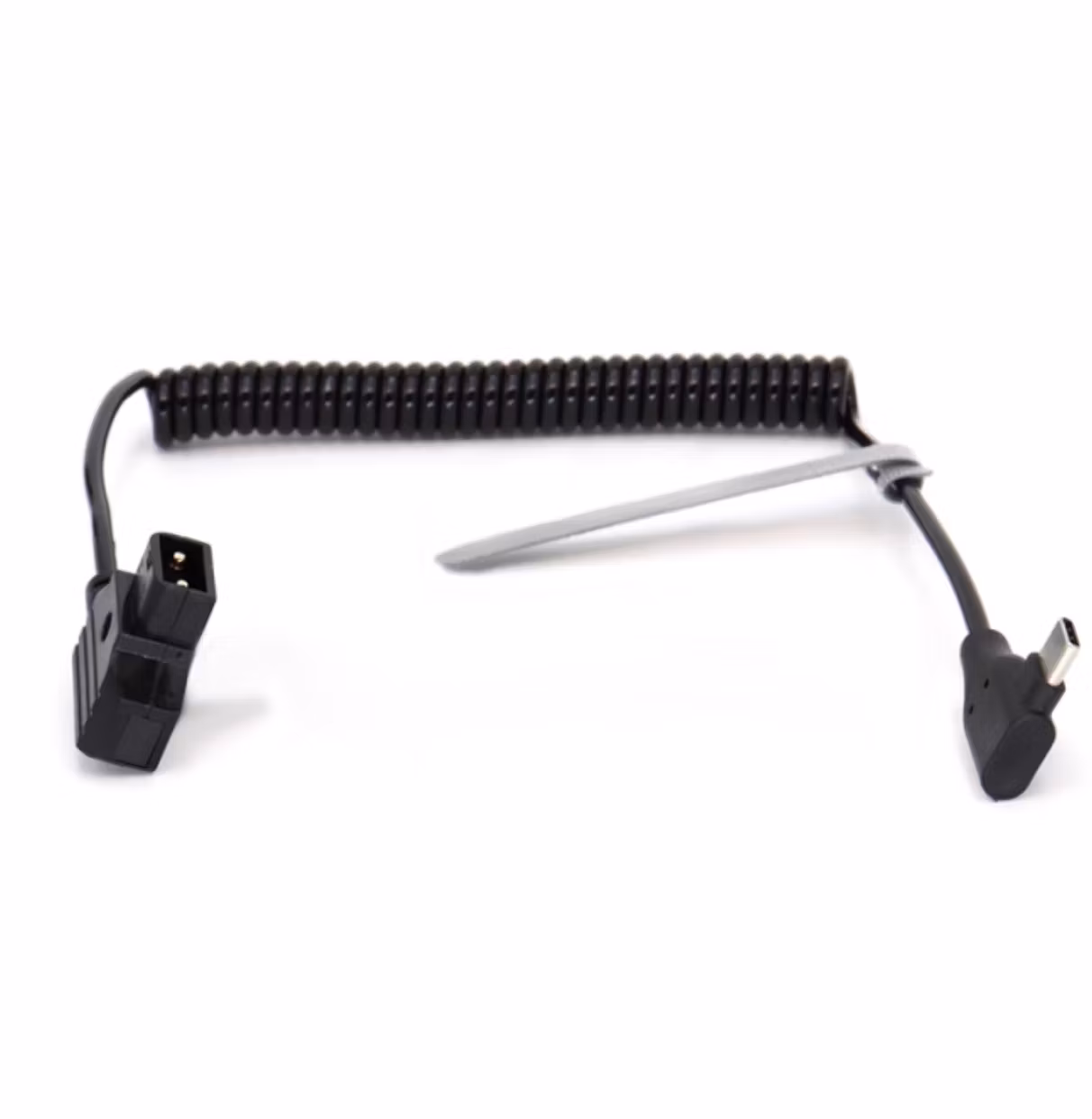 Coiled/Straight Type-C to DTAP power cable for Focus Pro/SDR，Tilta Nucleus N2