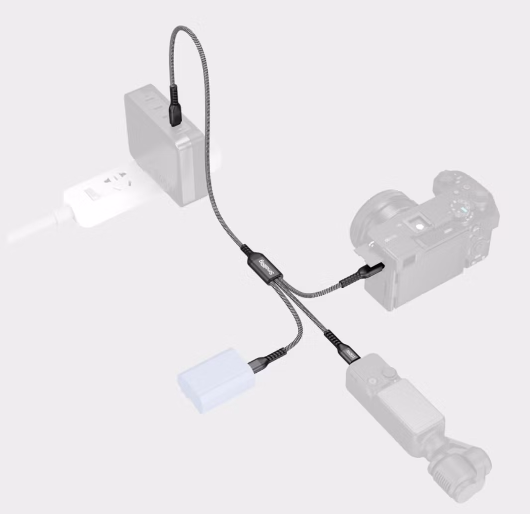 SmallRig 5079 USB-C Power Cable 3-in-1