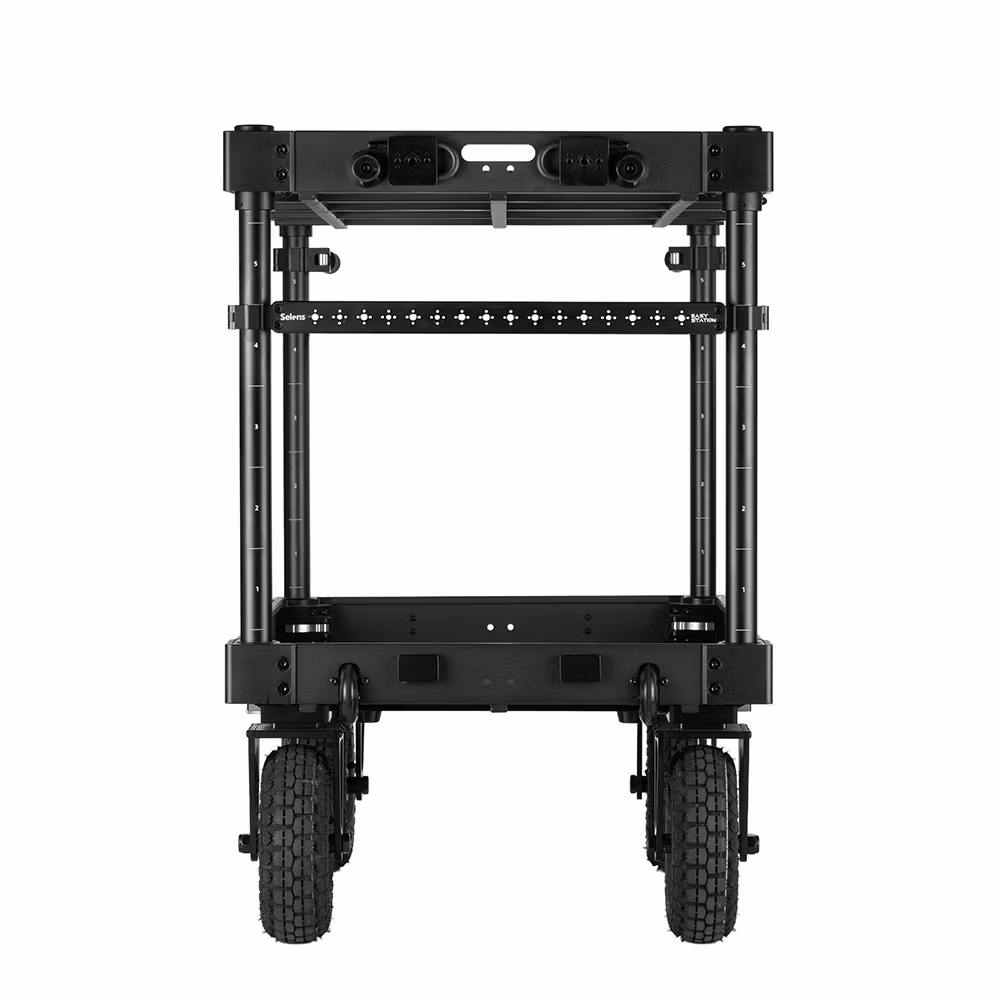 Selens Cart Workstation 55" Video Production Camera Cart DIT vagn