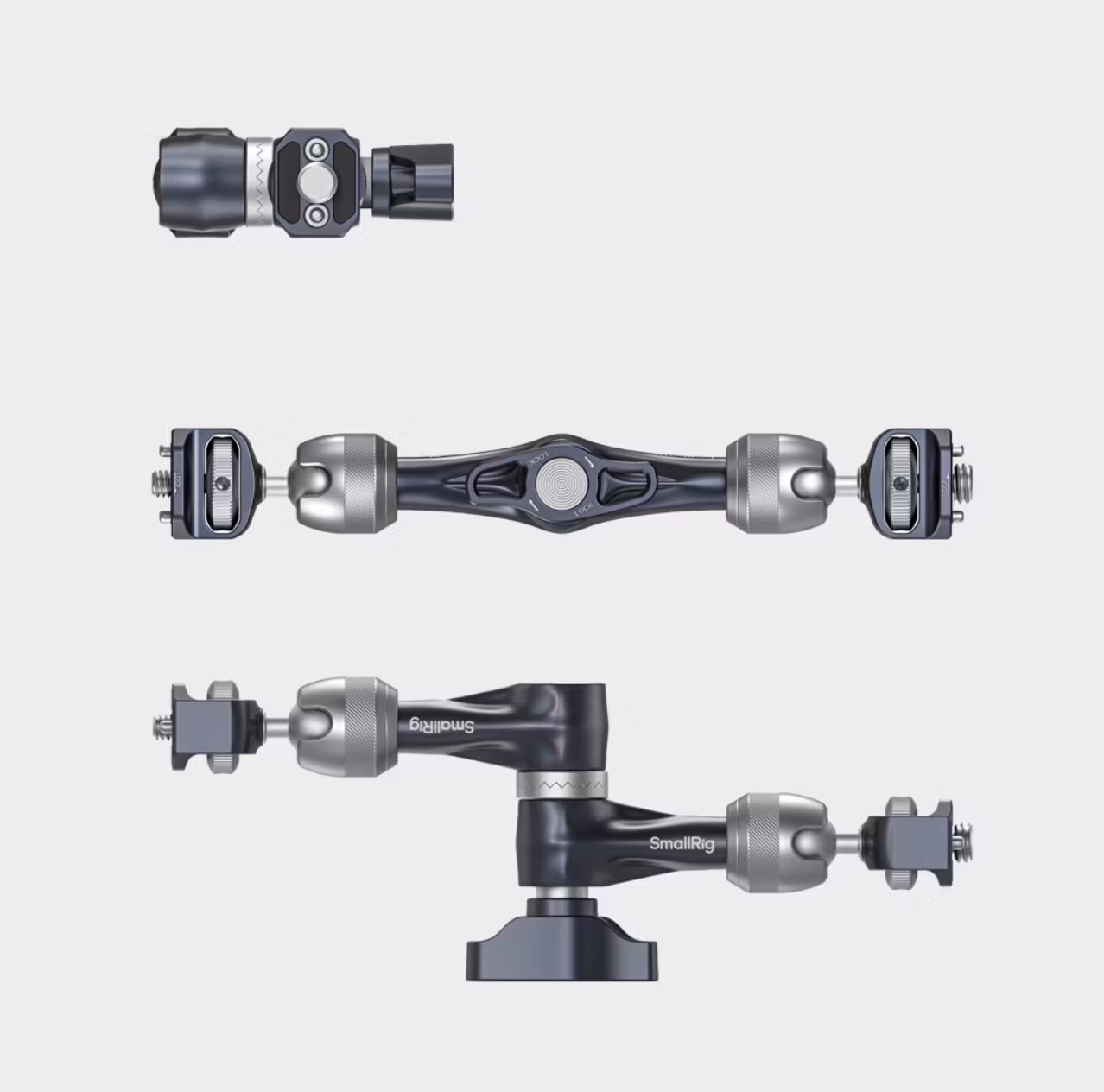 SmallRig 4899 Rosette Magic Arm (7") with ARRI Locating Screw