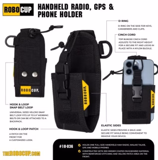 RoboCup Handheld Radio, GPS & Phone Holder