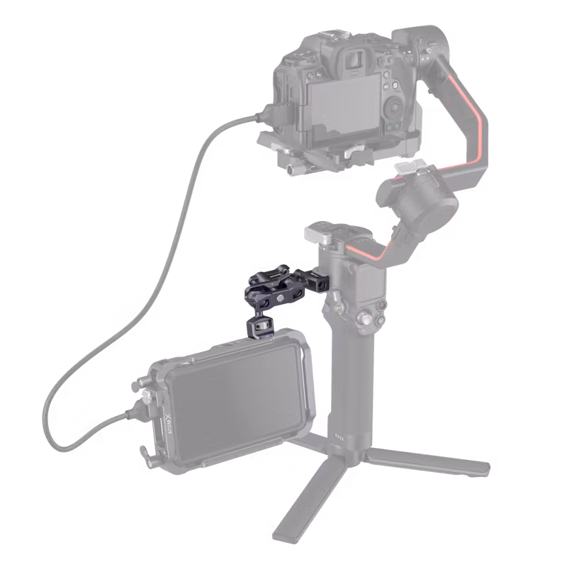 SmallRig 3875 Magic Arm with Dual Ball heads (1/4"-20 Screw and NATO Clamp)