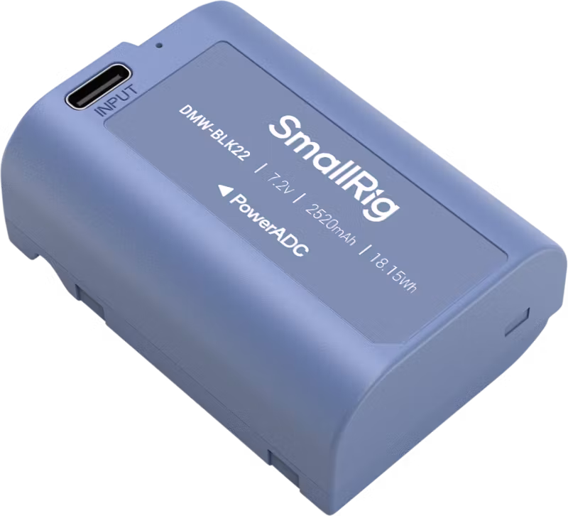SmallRig 4906 Camera Battery USB-C Rechargeable DMW-BLK22