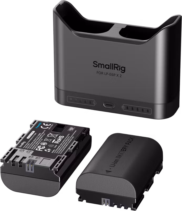 SmallRig 5484 Turbo Charging Kit for LP-E6NH Camera Batteries