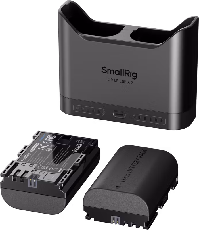 SmallRig 5485 Turbo Charging Kit for LP-E6P Camera Batteries