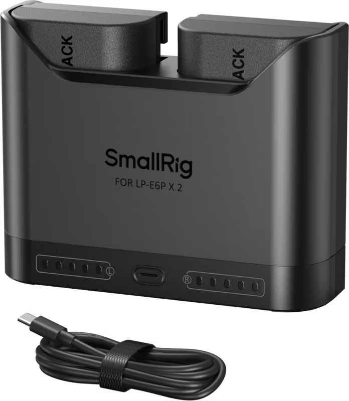 SmallRig 5485 Turbo Charging Kit for LP-E6P Camera Batteries