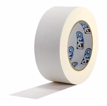 Cinta de papel Pro Gaff 46 de 48 mm x 55 m, color blanco.
