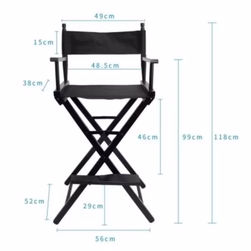 Selens Tall Wooden Director Chair