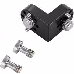 1/4-20 och 3/8-16 anti-twist tillbehörshållare (90 grader)