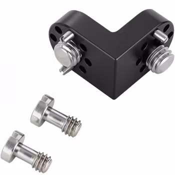1/4-20 och 3/8-16 anti-twist tillbehörshållare (90 grader)