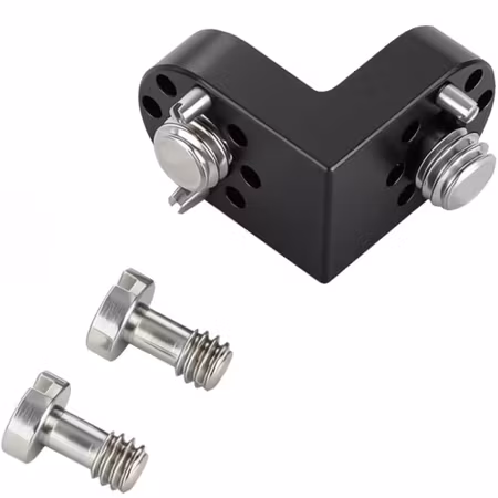 1/4-20 och 3/8-16 anti-twist tillbehörshållare (90 grader)