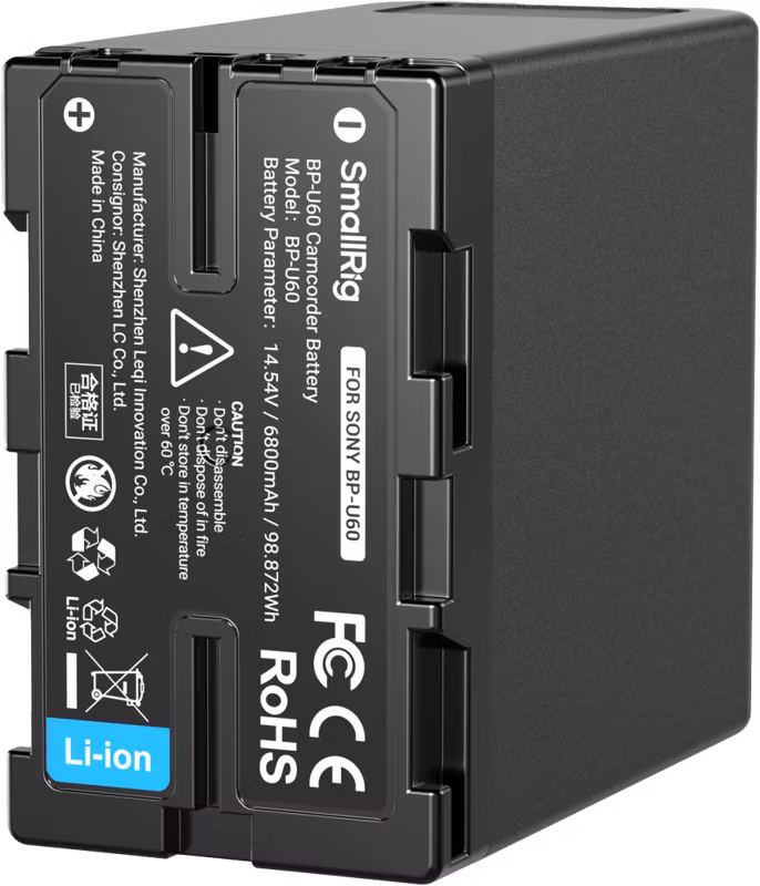 SmallRig 4670 BP-U60 Camcorder Battery