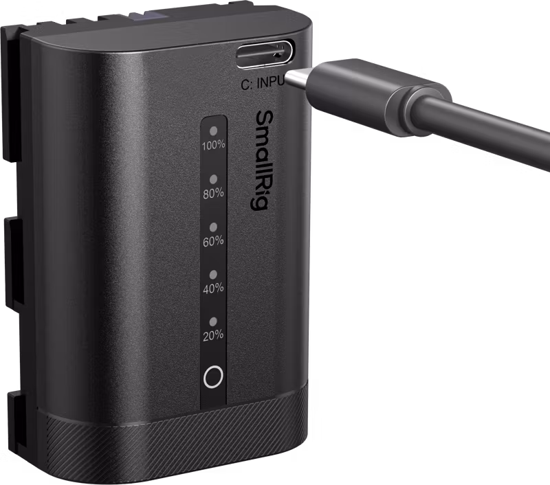 SmallRig 5298 USB-C Camera Battery with Power Display for Canon LP-E6P