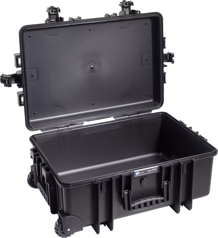 B&W Outdoor Cases  Type 6700 Svart (utan inredning)