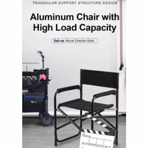 Selens Stainless steel Director Chair