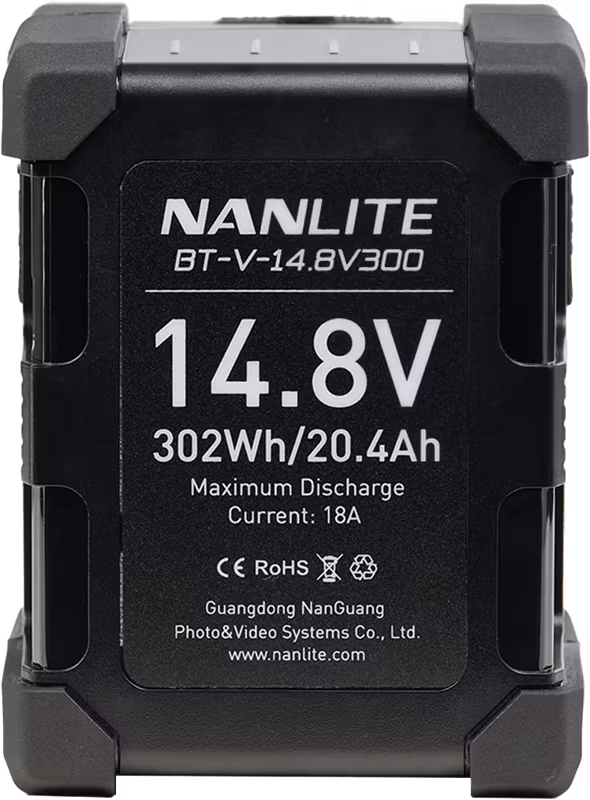 USED, Nanlite battery V-mount 14.8V 300WH