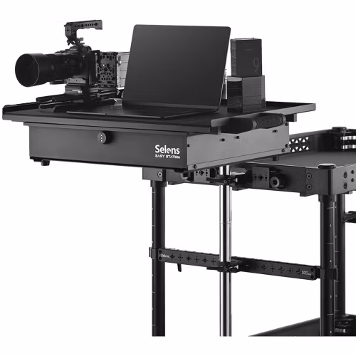 Work Platform with Locking Drawer