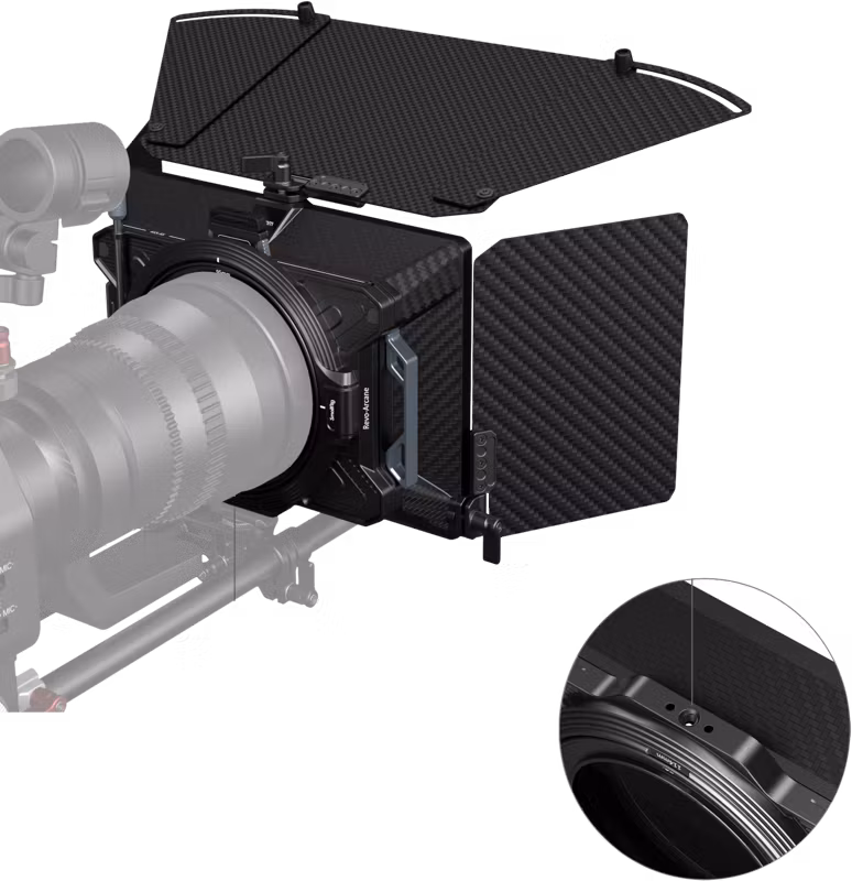 SmallRig 3641 Lightweight Multifunctional Modular Matte Box (114mm) Basic Kit