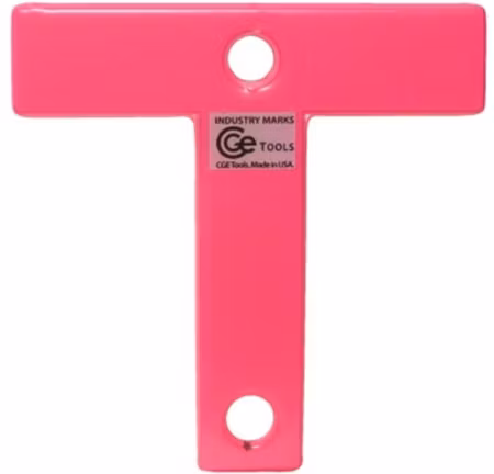 CGE Tools Industry Mark T- Fluorescent Pink