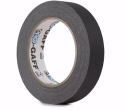Svart, Pro Gaff 24mm x 22,8m Cloth Tape Black