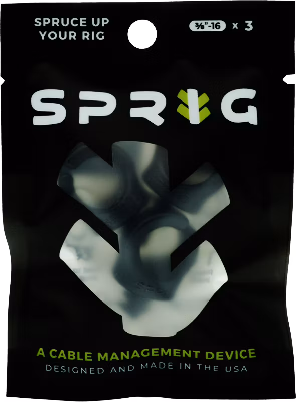 Sprig Big Black 3/8” 3-Pack