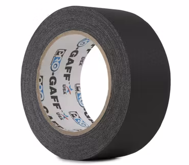 Svart, Pro Gaff Black 48mm x 22,8m Cloth Tape Black Pro Tapes