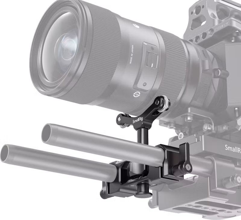 SmallRig 2727 Universal Lens Support LWS 15mm Rod Mount