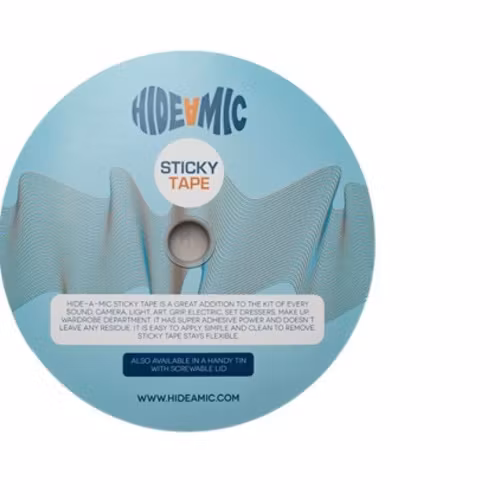 Hide-a-mic pressure sensitive Sticky Tape 20 meter x 12mm on roll