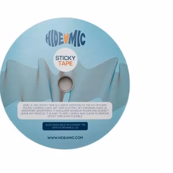 Hide-a-mic pressure sensitive Sticky Tape 20 meter x 12mm on roll