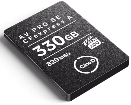 Angelbird  CFexpress Type A SE, VPG200, R820 W730 Type A 330GB CineD Edition