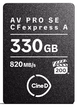 Angelbird  CFexpress Type A SE, VPG200, R820 W730 Type A 330GB CineD Edition