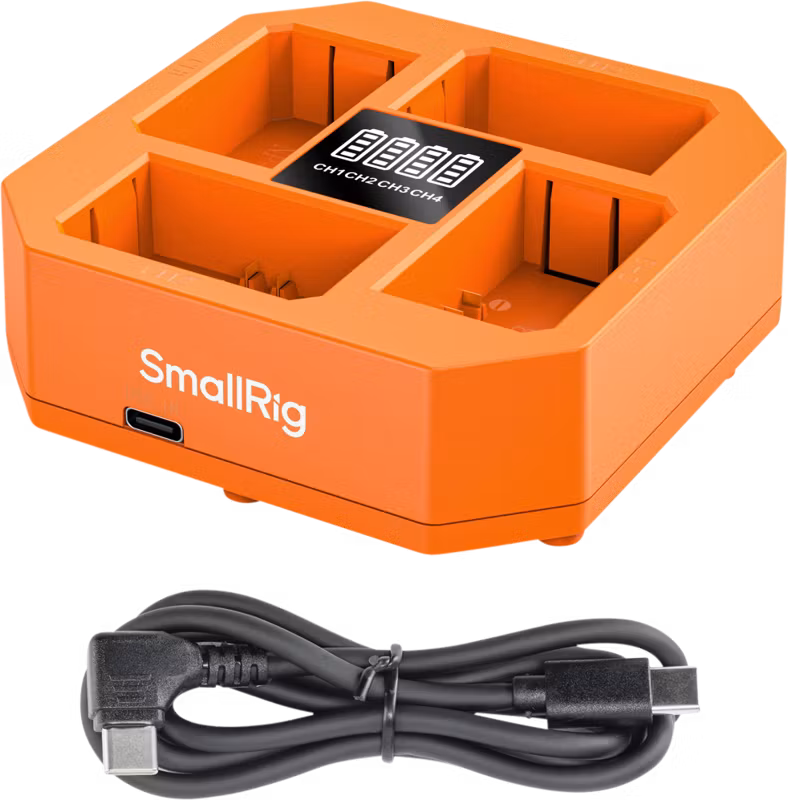 SmallRig 4839 NP-FZ100 4-Channel Camera Battery Charger