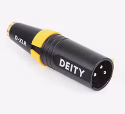 Deity D-XLR ,XLR phantom power to 3.5mm TRS converter