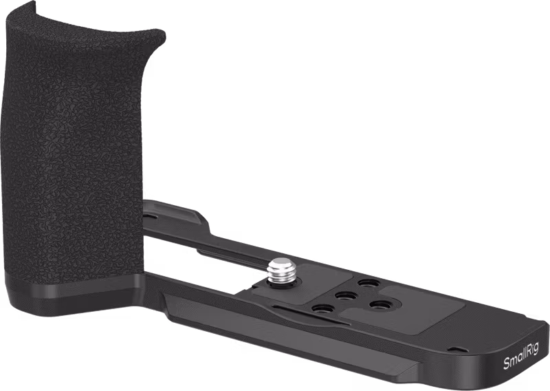 SmallRig 5808 L-Shaped Mount Plate with Handle for Canon PowerShot V1 (Black)