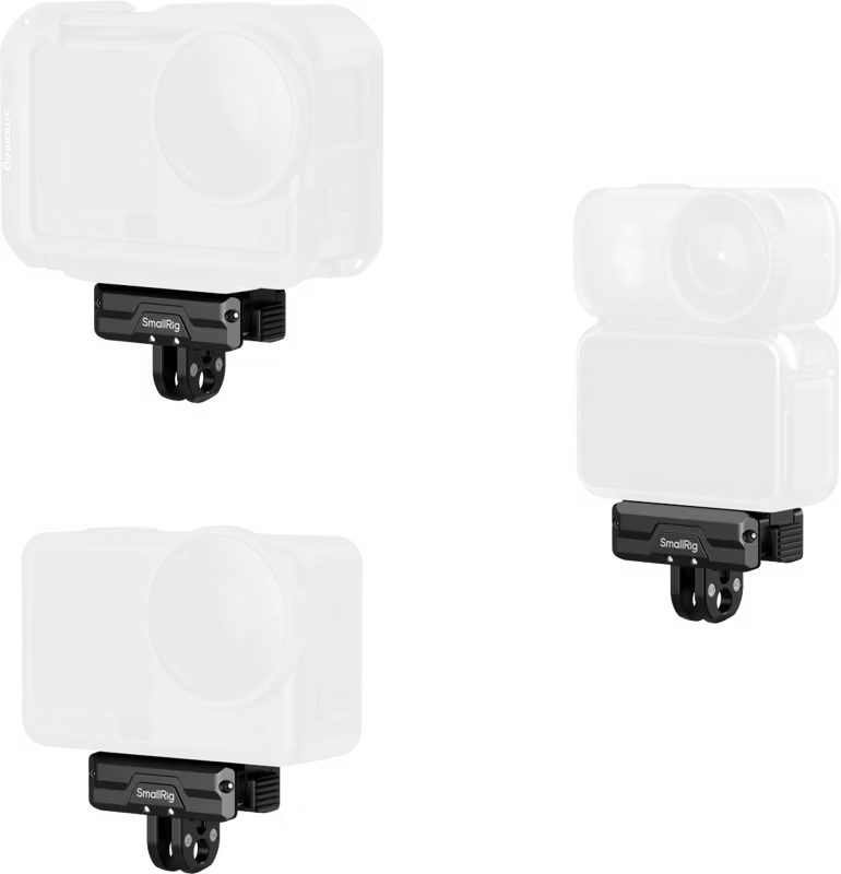 SmallRig 5890 Bidirectional QR Folding Adapter Mount with 2-Prong Mount and 1/4"-20 Threaded hole