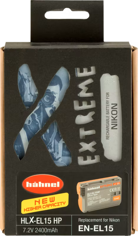 Hähnel Battery Extreme Nikon HLX-EL15Hp / EN-EL15
