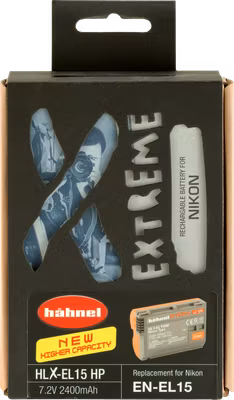 Hähnel Battery Extreme Nikon HLX-EL15Hp / EN-EL15